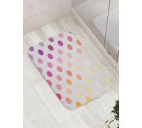 Коврик противоскользящий JoyArty "Радужные круги" для ванной, сауны, бассейна, bath_17168