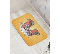 Коврик противоскользящий JoyArty "Стильные кеды" для ванной, сауны, бассейна, bath_17083