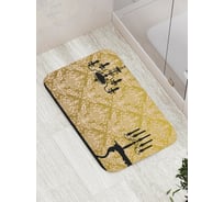 Коврик противоскользящий JoyArty "Антикварные тени" для ванной, сауны, бассейна, bath_17377