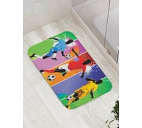 Коврик противоскользящий JoyArty "Футбол - игра миллионов" для ванной, сауны, бассейна, bath_17310