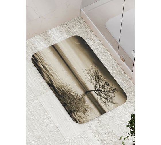 Коврик противоскользящий JoyArty "Сила реки" для ванной, сауны, бассейна, bath_17222