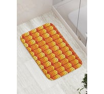 Коврик противоскользящий JoyArty "Узор с полосами и зигзагами" для ванной, сауны, бассейна, bath_17170