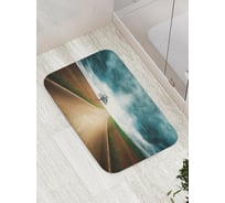 Коврик противоскользящий JoyArty "Дорога за горизонт" для ванной, сауны, бассейна, bath_17215