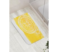 Коврик противоскользящий JoyArty "Лента с узорами" для ванной, сауны, бассейна, bath_17413