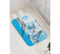 Коврик противоскользящий JoyArty "Призрачные чайки" для ванной, сауны, бассейна, bath_17517