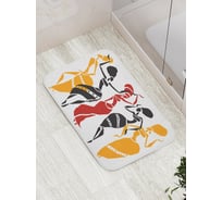 Коврик противоскользящий JoyArty "Африканские краски" для ванной, сауны, бассейна, bath_17567