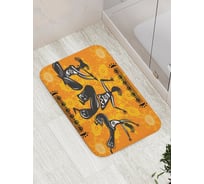 Коврик противоскользящий JoyArty "Этнические танцы" для ванной, сауны, бассейна, bath_17552