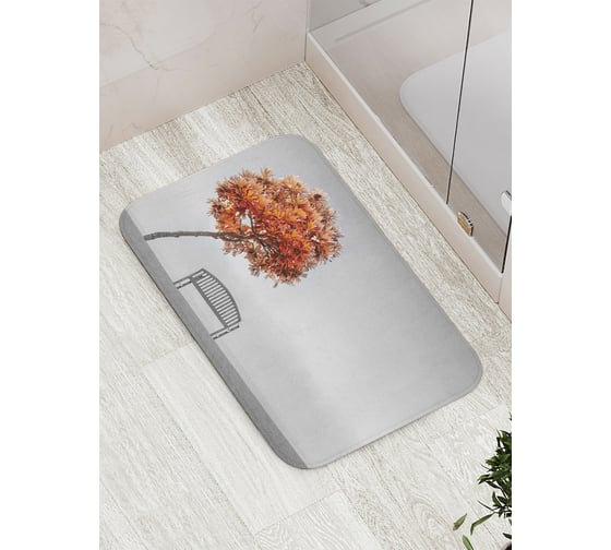 Коврик противоскользящий JoyArty "Одинокое дерево" для ванной, сауны, бассейна, bath_17614 1