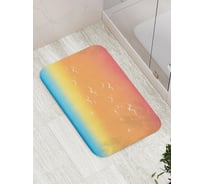 Коврик противоскользящий JoyArty "Солнечные чайки" для ванной, сауны, бассейна, bath_17510