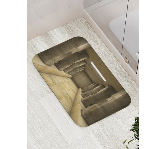 Коврик противоскользящий JoyArty "Коридор в замке" для ванной, сауны, бассейна, bath_17859 1