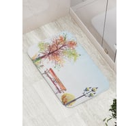 Коврик противоскользящий JoyArty "Парковая лавочка" для ванной, сауны, бассейна, bath_17612