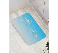 Коврик противоскользящий JoyArty "Парящие чайки" для ванной, сауны, бассейна, bath_17516