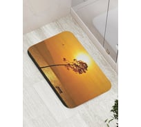 Коврик противоскользящий JoyArty "Скамья у моря" для ванной, сауны, бассейна, bath_17644