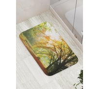 Коврик противоскользящий JoyArty "Осенние переговоры" для ванной, сауны, бассейна, bath_17638
