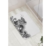 Коврик противоскользящий JoyArty "Темный дракон" для ванной, сауны, бассейна, bath_17912