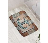 Коврик противоскользящий JoyArty "Якорь на дереве" для ванной, сауны, бассейна, bath_7387
