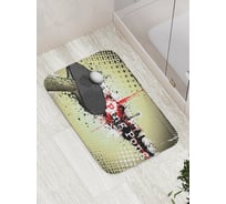Коврик противоскользящий JoyArty "Пинг-понг" для ванной, сауны, бассейна, bath_7432