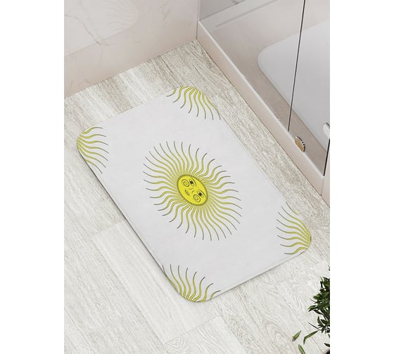 Коврик противоскользящий JoyArty "Лучистое солнышко" для ванной, сауны, бассейна, bath_17941 1