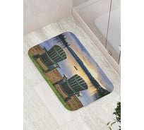 Коврик противоскользящий JoyArty "Отдых на берегу озера" для ванной, сауны, бассейна, bath_15318