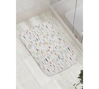 Коврик противоскользящий JoyArty "Война индейцев" для ванной, сауны, бассейна, bath_10301