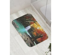 Коврик противоскользящий JoyArty "Забытый водопад" для ванной, сауны, бассейна, bath_10145