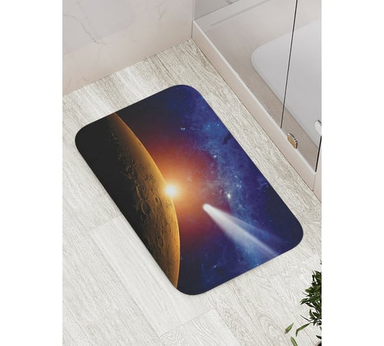 Коврик противоскользящий JoyArty "Солнце на марсе" для ванной, сауны, бассейна, bath_15666 1