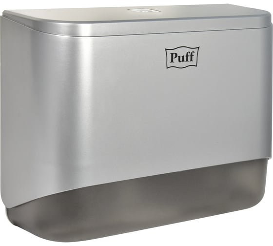 Диспенсер бумажных полотенец Puff 5140S, хром, с замком, ABS-пластик 1402.029