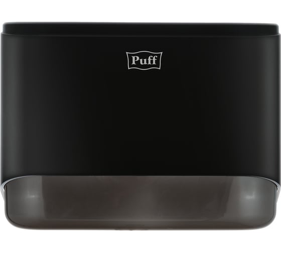 Диспенсер бумажных полотенец Puff 5140Bl, черный, с замком, ABS-пластик 1402.030
