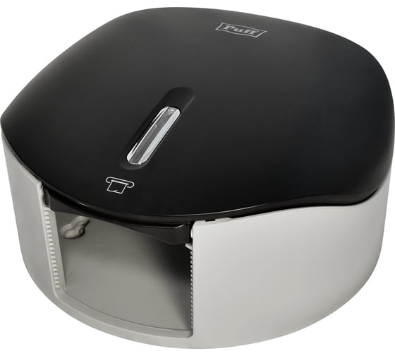 Диспенсер туалетной бумаги Puff Рuff-7145Bl, черный, с замком, ABS-пластик 1402.036