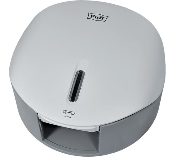 Диспенсер для туалетной бумаги Puff Рuff-7145, белый, с замком, ABS-пластик 1402.034