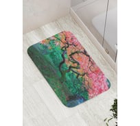 Коврик противоскользящий JoyArty "Лесной фейерверк" для ванной, сауны, бассейна, bath_17885