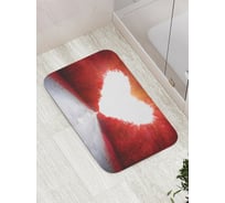 Коврик противоскользящий JoyArty "Дорога в красном лесу" для ванной, сауны, бассейна, bath_11756