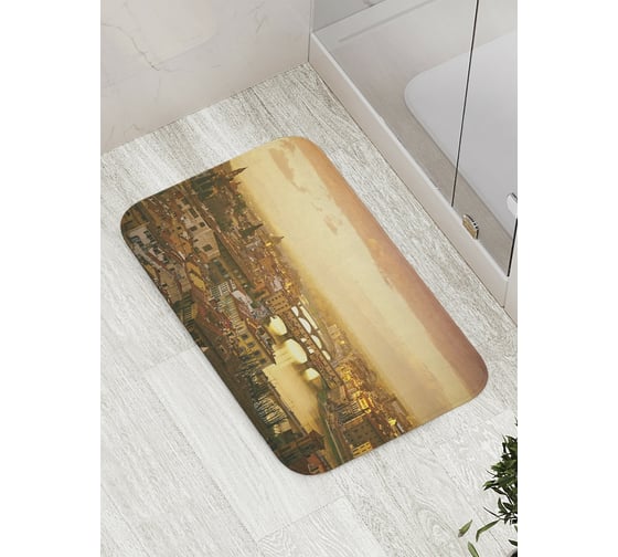 Коврик противоскользящий JoyArty "Наступает вечер" для ванной, сауны, бассейна, bath_10543 1