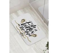 Коврик противоскользящий JoyArty "Жизнь лучше" для ванной, сауны, бассейна, bath_11128