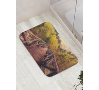 Коврик противоскользящий JoyArty "Мост предков" для ванной, сауны, бассейна, bath_12136