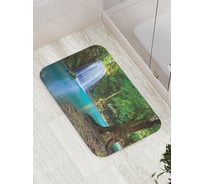 Коврик противоскользящий JoyArty "Дерево с водопадом" для ванной, сауны, бассейна, bath_12602