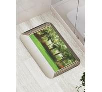 Коврик противоскользящий JoyArty "Свежесть тропиков" для ванной, сауны, бассейна, bath_12116