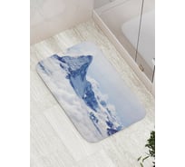 Коврик противоскользящий JoyArty "Гора в облаках" для ванной, сауны, бассейна, bath_20418