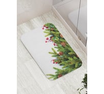 Коврик противоскользящий JoyArty "Елочные игрушки" для ванной, сауны, бассейна, bath_20292