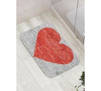 Коврик противоскользящий JoyArty "Стена любви" для ванной, сауны, бассейна, bath_19758