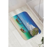 Коврик противоскользящий JoyArty "Пара морских лодок" для ванной, сауны, бассейна, bath_18940