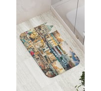 Коврик противоскользящий JoyArty "Народные гуляния" для ванной, сауны, бассейна, bath_19039