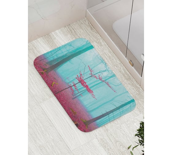 Коврик противоскользящий JoyArty "Энергия леса" для ванной, сауны, бассейна, bath_18981 1