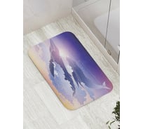 Коврик противоскользящий JoyArty "Кит в облаках" для ванной, сауны, бассейна, bath_33548