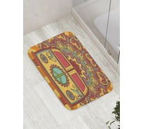 Коврик противоскользящий JoyArty "Транспорт для хиппи" для ванной, сауны, бассейна, bath_33638