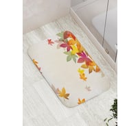 Коврик противоскользящий JoyArty "Парящие листья" для ванной, сауны, бассейна, bath_18828