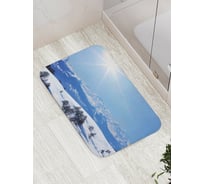 Коврик противоскользящий JoyArty "Снежное приключение" для ванной, сауны, бассейна, bath_18874