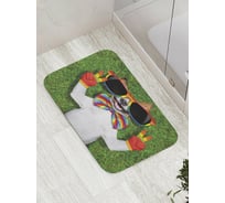 Коврик противоскользящий JoyArty "Забавная собака" для ванной, сауны, бассейна, bath_33704