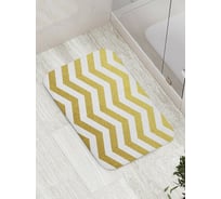 Коврик противоскользящий JoyArty "Зигзаг с напылением" для ванной, сауны, бассейна, bath_33793