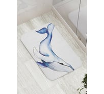 Коврик противоскользящий JoyArty "Кит выжидает" для ванной, сауны, бассейна, bath_33570